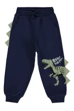Pantalon de survêtement garçon, 2-5 ans, bleu marine - Lot