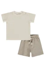 Bebek Takım 0-24 Ay Ekru - Paket