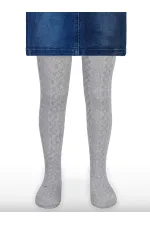Collants gris pour filles de 2 à 9 ans - Lot
