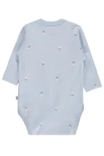 Body bébé à boutons-pression 0-24 mois bleu - Emballage Body bébé à boutons-pression 0-24 mois bleu - Emballage