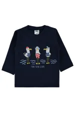 Bebek Sweatshirt 0-24 Ay Lacivert - Paket