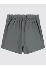 Kız Çocuk Şort 10-13 Yaş Gri - Paket