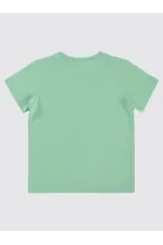 T-shirt garçon 2-5 ans vert turquoise - Lot