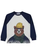 Erkek Çocuk Pijama Takımı 6-9 Yaş Lacivert - Paket