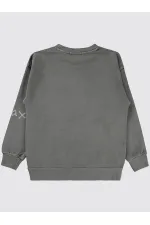 Boys Sweatshirt 6-9 Years Old Anthracite - Package