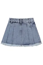 Girls' Skirt, Ages 2-5, Blue - Package