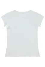 T-shirt blanc pour fille, taille 10-13 ans - Emballage