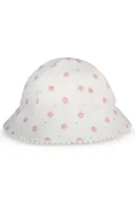 Kız Çocuk Şapka Bere 2-5 Yaş Beyaz - Paket