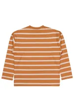 Sweat-shirt garçon 6-9 ans, couleur cannelle - Emballage