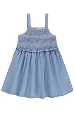 Combinaison et robe pour filles, 2-5 ans, bleu clair - Emballage