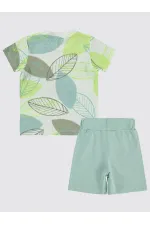 Erkek Çocuk Takım 2-5 Yaş Açık Çağla Yeşili - Paket