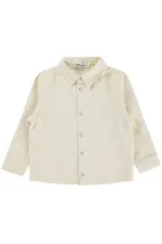 Boys' Shirt, Ages 2-5, Stone Color - Package