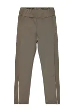 Leggings pour filles, 6-9 ans, marron - Lot