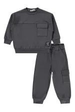Ensemble de survêtement pour garçon, 2-5 ans, anthracite - Emballage