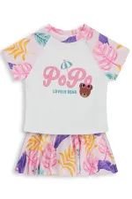 Kız Çocuk Mayo Set 6-13 Yaş Pembe - Paket