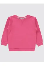 Sweat-shirt pour fille de 2 à 5 ans, motif cyclamen rose - Emballage