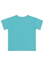 Girls' T-shirt, Ages 10-13, Turquoise - Pack