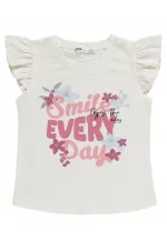 Girls' Outfit Set 2-5 Years Old Off-White-Dark Pink - Package