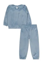 Ensemble de survêtement bleu pour filles de 2 à 5 ans - Emballage