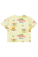 Boys T-Shirt 10-13 Years Old Light Yellow - Package