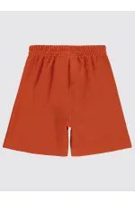 Short garçon orange 2-5 ans - Paquet
