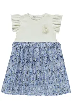 Kız Çocuk Jile ve Elbise 6-9 Yaş Ekru - Paket