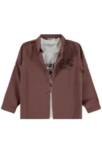 Boys' Shirt Set 10-13 Years Light Brown - Package
