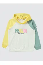 Ensemble de survêtement pour filles de 6 à 9 ans, vert amande - Emballage