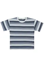 T-shirt garçon, 10-13 ans, bleu marine - Lot
