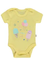 Baby Snap Bodysuit 0-24 Months Light Yellow - Package