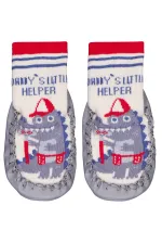 Bebek Çarık Çorap 18-21 Numara Gri - Paket