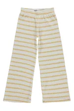 Girls' Trousers, Ages 10-13, Mustard - Pack