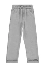 Pantalon garçon, 6-9 ans, gris chiné - Lot