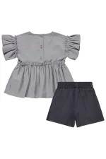 Ensemble d'équipe pour filles 2-5 ans Gris - Pack