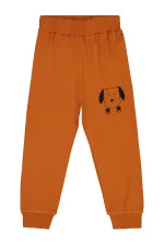 Bas de survêtement garçon Km 2-5 ans Orange - Emballage