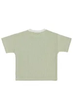 T-shirt garçon, 2-5 ans, vert clair - Lot