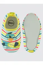 Chaussures de plage pour garçons, pointures 21 à 25, jaunes - Emballage