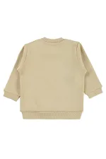 Bebek Sweatshirt 0-24 Ay Sütlükahve - Paket