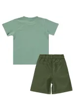 Erkek Çocuk Takım 2-5 Yaş Yeşil - Paket