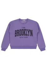 Girls Tracksuit Set 10-13 Years Old Purple - Package