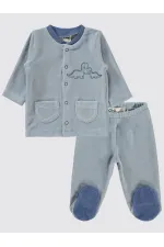 Baby Pajama Set 0-24 Months Indigo - Package