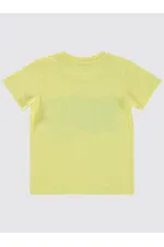 T-shirt garçon jaune clair 2-5 ans - Emballage
