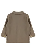 T-shirt bébé 0-24 mois marron foncé - Lot