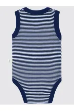 Bebek Çıtçıtlı Badi 0-24 Ay Lacivert - Paket