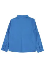 T-shirt garçon, 6-9 ans, turquoise foncé - Lot