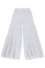 Kız Çocuk Pantolon 10-13 Yaş Ekru - Paket