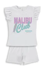 Ensemble pour fille de 2 à 5 ans, blanc cassé - Emballage