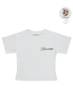 T-shirt garçon, 10-13 ans, blanc cassé - Emballage