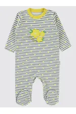 Grenouillères bébé 0-24 mois jaunes - Emballage