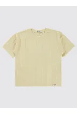 Boys T-Shirt 10-13 Years Old Stone Color - Pack